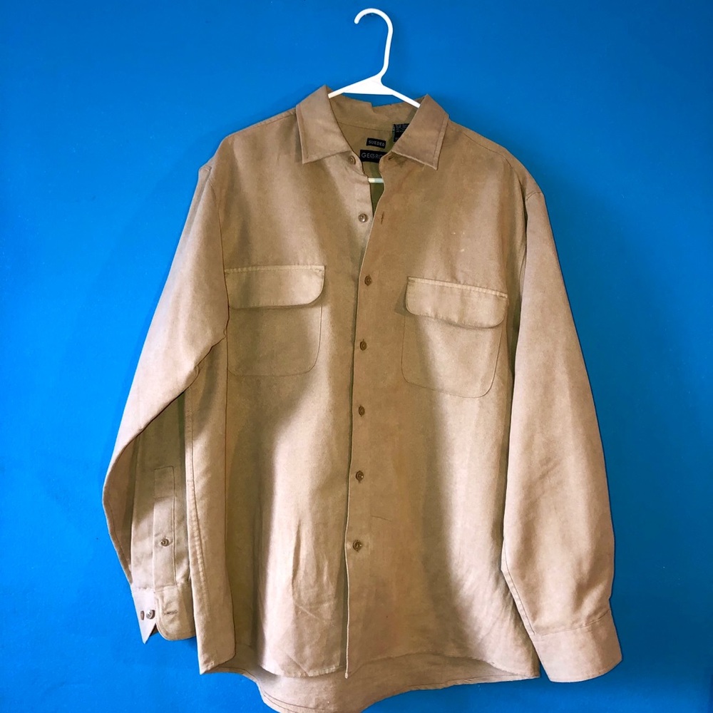 Sueded shirt